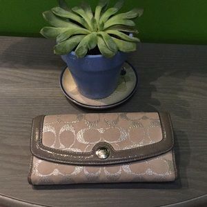 Coach full size wallet